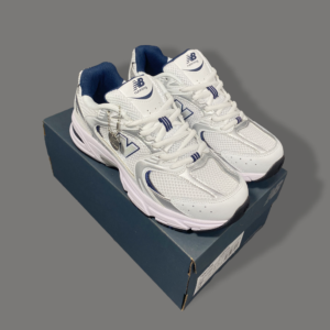 New Balance  530 White Silver Navy